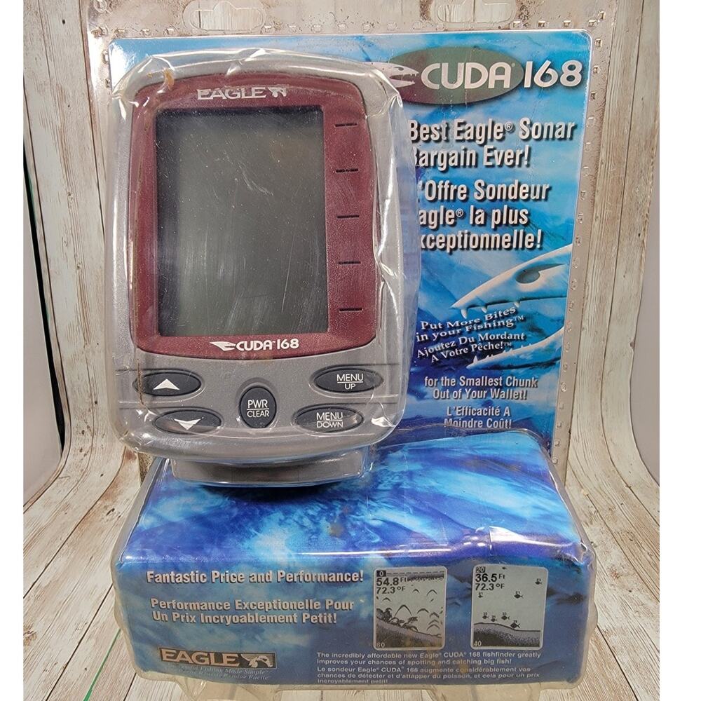 EAGLE CUDA 168 Sonar Depth Finder w/ Temp Complete New in Package
